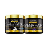 MEGA HAIR® Kit 60 caps + COLLAGEN PLUS® 100 Caps - Beautiful