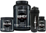 Whey + BCAA + pre-workout + Shaker