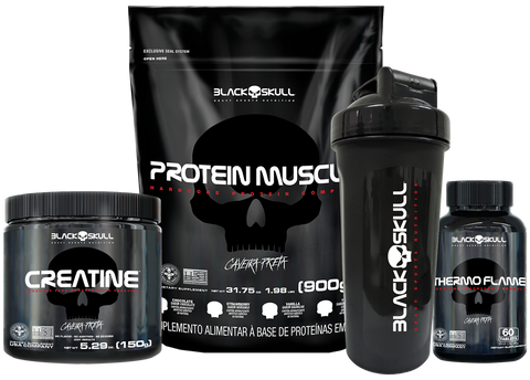 Protein Muscle Refil + Creatine + Term + Shaker